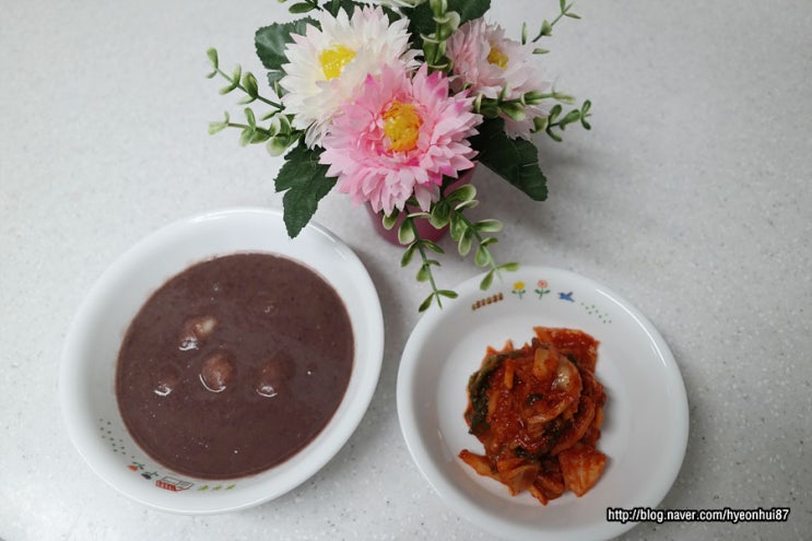  LG DIOS 김치톡톡 김치냉장고와 함께 겨울철 동지팥죽 만들기!