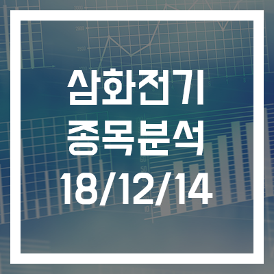 [삼화전기 종목분석] 18년 12월 14일