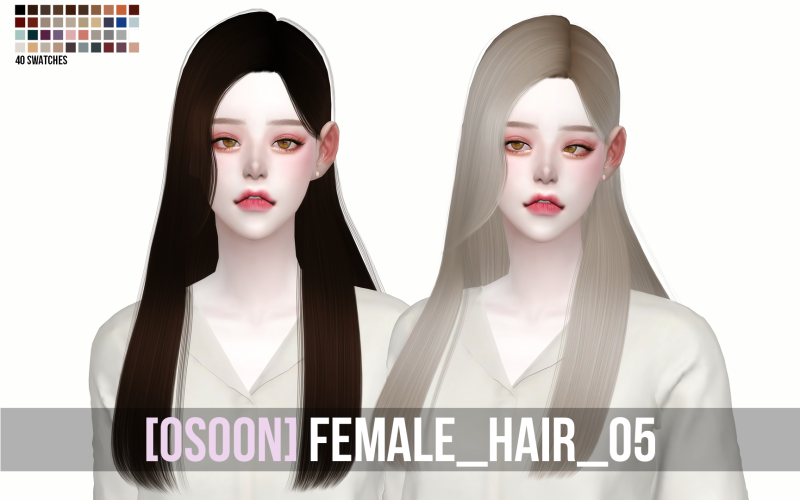 심즈4 여심헤어 Female Hair 05 네이버 블로그