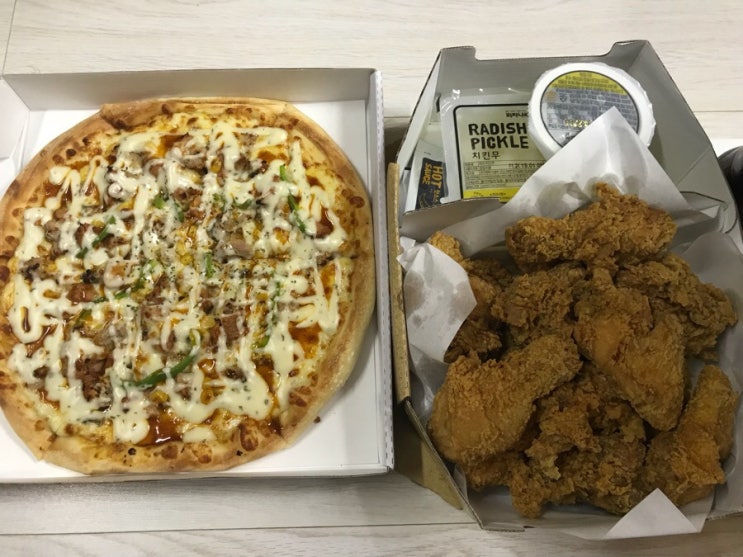  피자나라 치킨공주 메뉴 추천<황금커리피치세트>맛,가성비 짱!