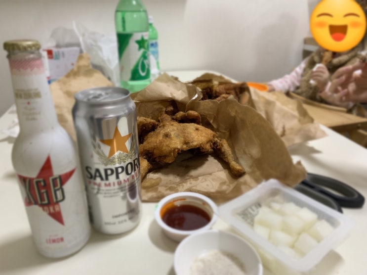  [쌍문동 군닭발] 옛날통닭 2마리 포장 후기