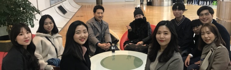  신한 대 미디어 언론학부 kbs 견학_ kbs 오언종 아나운서와의 만남