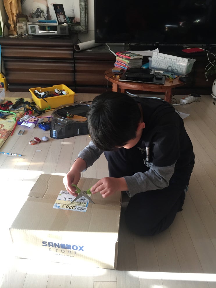  샌드박스스토어 맨투맨티 구매후기