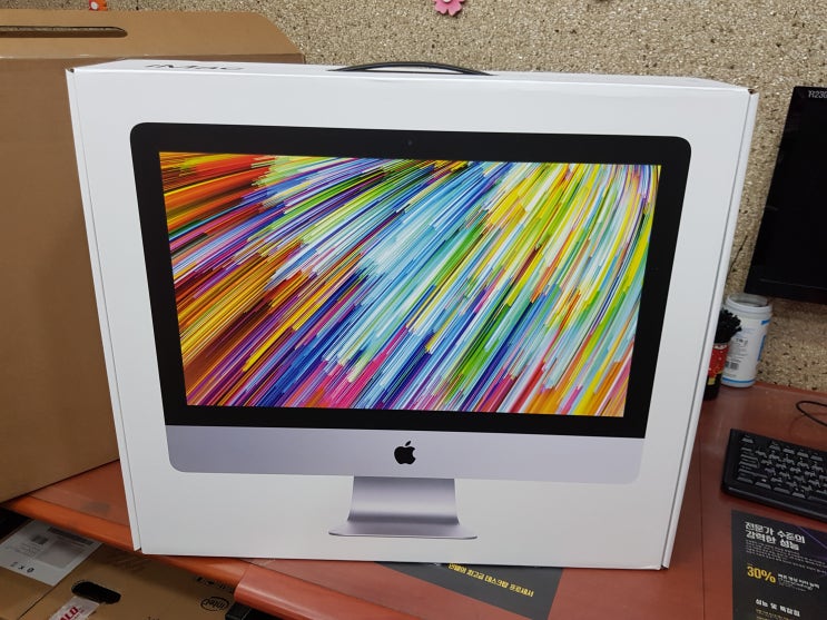 IMAC 아이맥 개봉 및 HIGH Sierra 설치 , 부트캠프설치 윈도우10설치