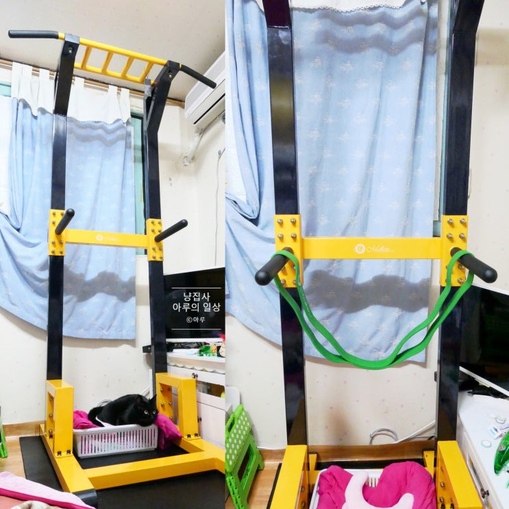  치닝디핑 가정용철봉/멜킨스포츠/풀업밴드를 이용해 집에서 쉽게 운동하자! -개봉 및 조립-