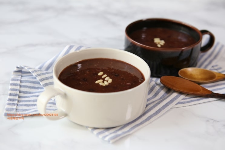  팥죽 만드는 법 2018 동지는 통단팥죽으로 맛있게
