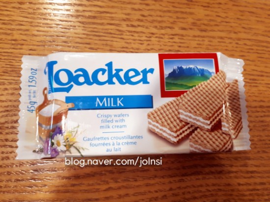  [골드캔디]로아커 웨하스 클래식 밀크 45g