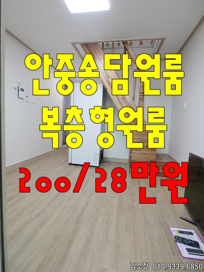  안중원룸 송담원룸 복층형원룸 신축 첫입주 월세가 너무 저렴해요