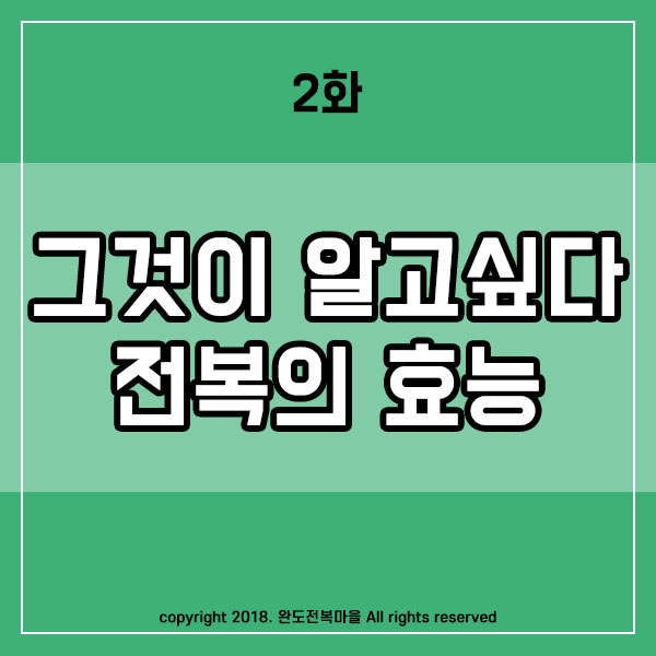  전복의 효능, 그것이 알고 싶다.