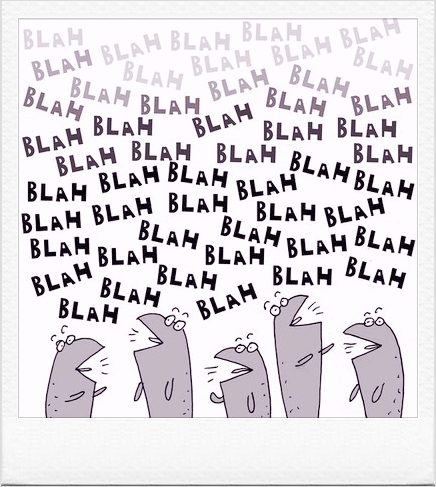  재미있는 영어표현 - "Blah blah blah"