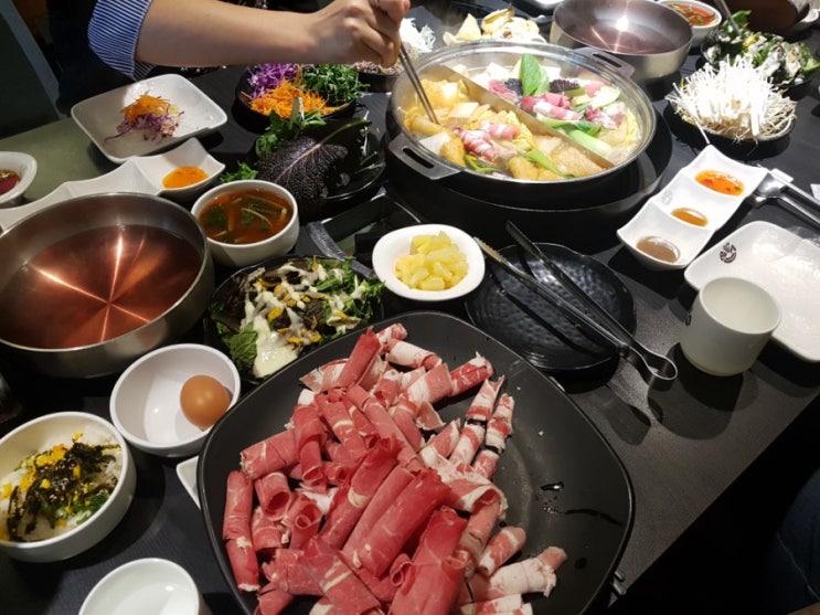  행신역맛집::무한리필 샐러드바가 있는 샤브샤브뷔페 소담촌