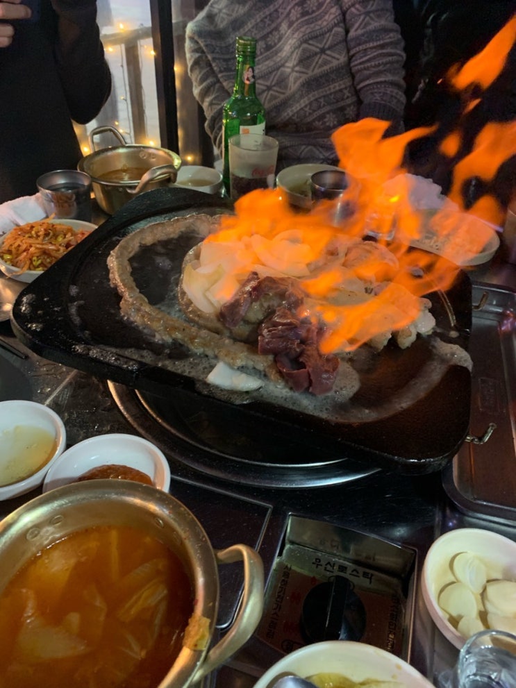 나혜석거리 곱창 최고맛집 구들짱 황소곱창 ️