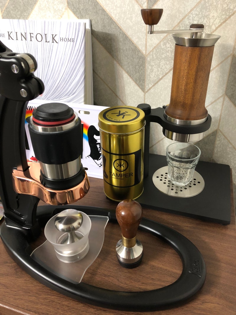 Flair Espresso Maker 용 리플탬퍼(Ripple Tamper) 활용기 / Ipoktala 39mm Ripple  Tamper : 네이버 블로그