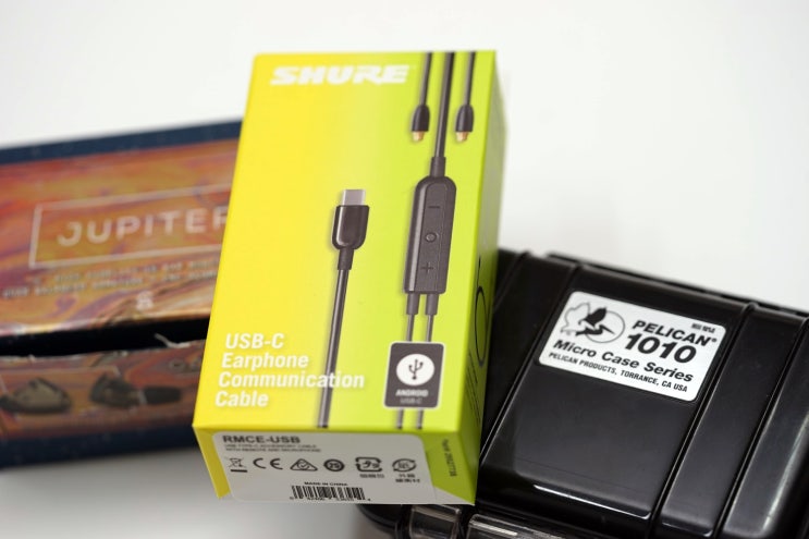  SHURE RMCE-USB 슈어 USB-C 케이블 슈어 MMCX TYPE-C 케이블 24비트 bit 96KHz 아이폰 아이패드 프로 대응 이어폰 UAPP 유선 케이블 DAC 앰프