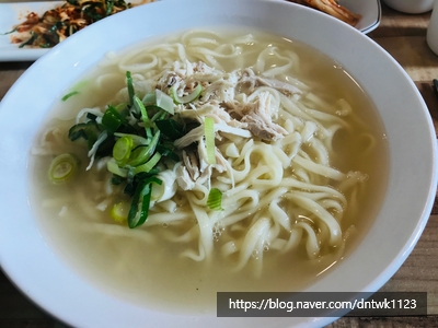 천안 쌍용동 닭 칼국수집 추천! 맑은 닭 칼국수