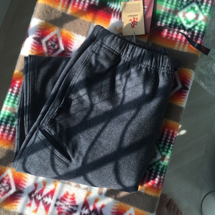  GRAMICCI WOOL BLEND RESORT PANTS HEATHER CHARCOAL 그라미치 울 리조트 바지