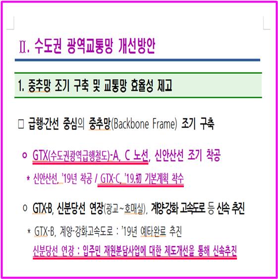  국토교통부 발표 광역교통계획.. 수원시 관련(신분당선 호매실 연장구간 및 GTX-C 노선) 내용 정리!