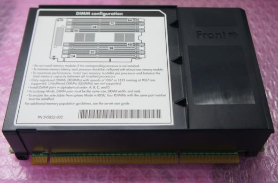 hp 서버 Proliant DL580 G7 8슬롯 메모리 카드 PCIX 용 입니다.