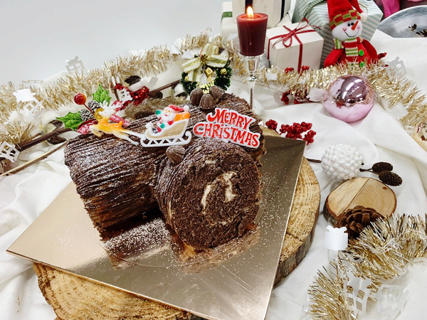 한호전에서 크리스마스 원데이 클래스 &lt;부쉬드노엘&gt; 케이크 만들기