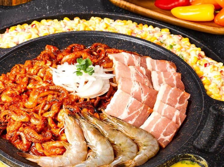  제주시 삼화 매콤한 쭈꾸미볶음맛집 만두튀김무료쿠폰!