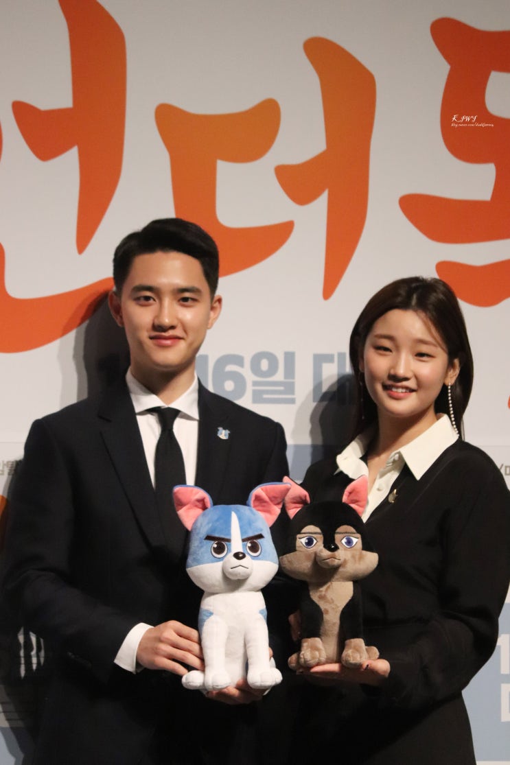  애니메이션 영화 <언더독> 제작보고회 현장스케치 - 오성윤 감독, 이춘백 감독, 도경수, 박소담, 박철민, 이준혁 배우 참석
