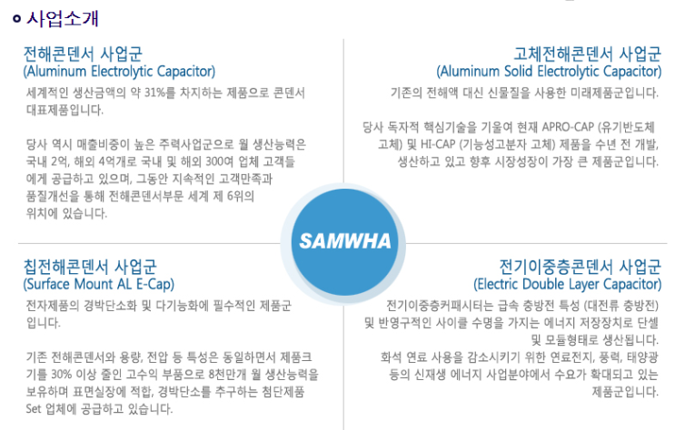  삼화전기 - 투자전략