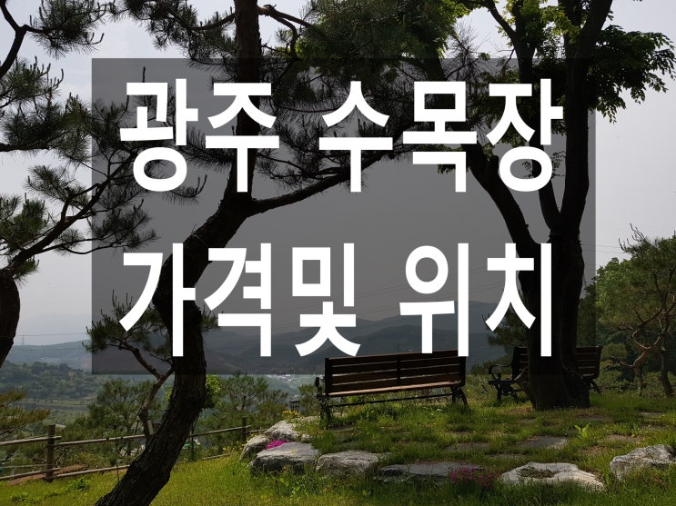  광주 수목장 가격및 위치안내