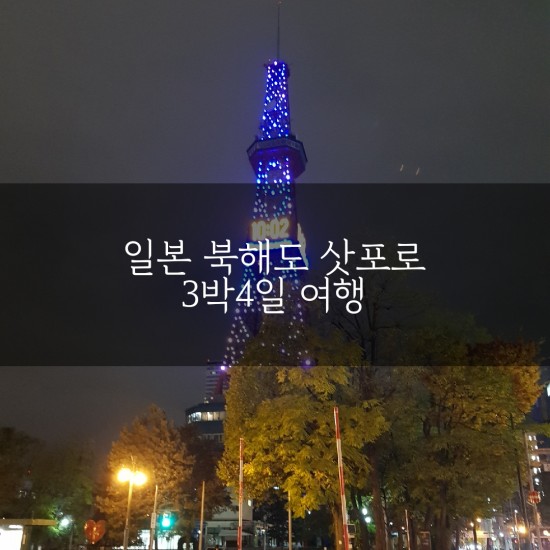  [여행/국외] 3박4일 일본 #삿포로 훗카이도 day1,2일차 여행기