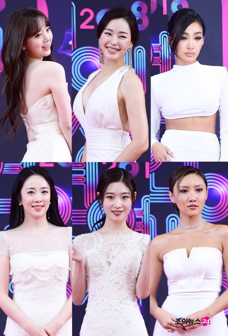  2018연예대상으로 보는 스타들의 드레스 패션!/2018KBS연예대상,연예대상드레스,드레스패션,화사드레스,연말드레스