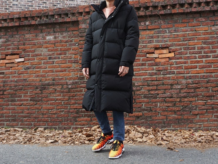  메이썸 프리미엄 구스 저렴한 롱패딩 커플로 입기에 좋겠네