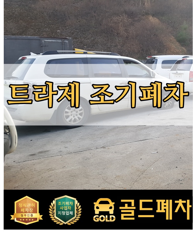  트라제 조기 폐차 필요한 것은 무엇일까?