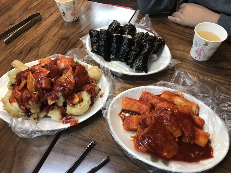  부산여행-3 떡볶이,광복동트리축제,용두산공원