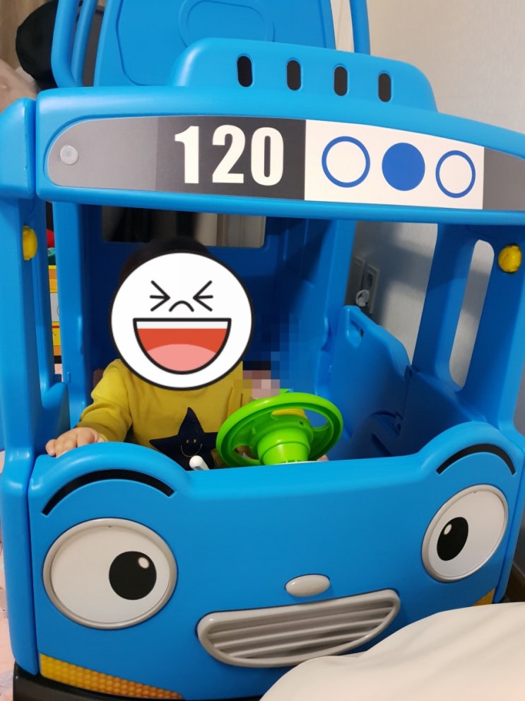 타요 버스 미끄럼틀/아기 미끄럼틀/버스 장난감/14개월 장난감