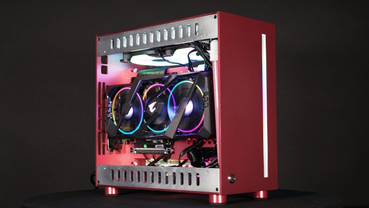  윰댕 컴퓨터조립 핑크 커스텀PC
