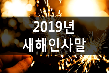 새로운 시작 황금돼지띠 2019년 새해인사말 모음 #6
