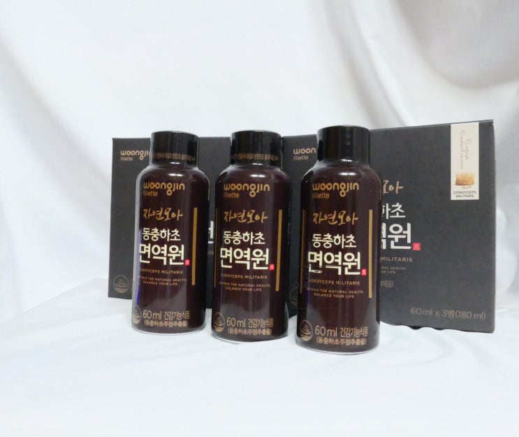  면역력높이는방법/부모님선물로 좋은 자연모아 동충하초 면역원