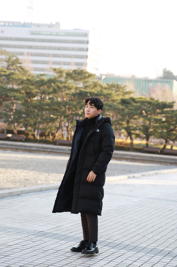  남자롱패딩 추천 노스페이스 슈퍼에어다운 소지섭이 반할만하네