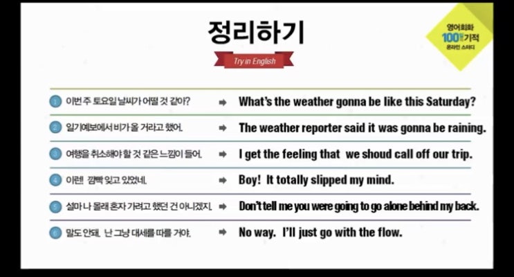  영어회화 무료강의 03. What’s the weather like? 날씨가 어때?