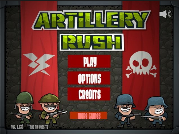  대포쏘기 게임 [Artillery Rush]