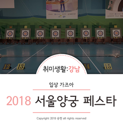 2018 서울국제실내양궁페스타 / 구본찬 & 장혜진 선수와 사진 / 입상도전 결과는?