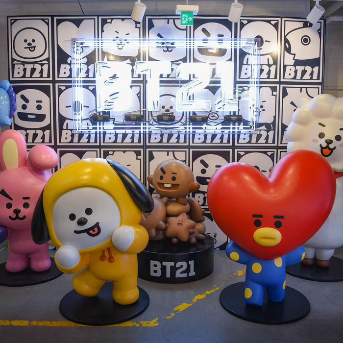  BT21 라인프렌즈 스토어 이태원으로 덕후투어 다녀옴