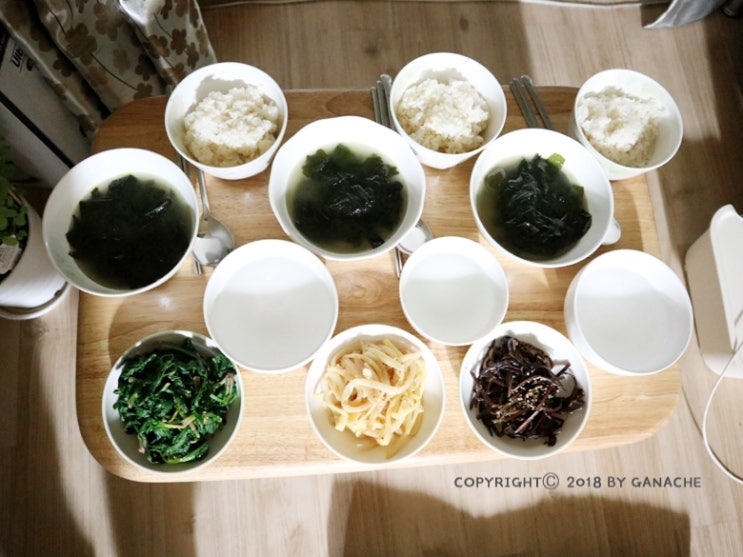  백일삼신상 차리기, 백일떡 포장 하기