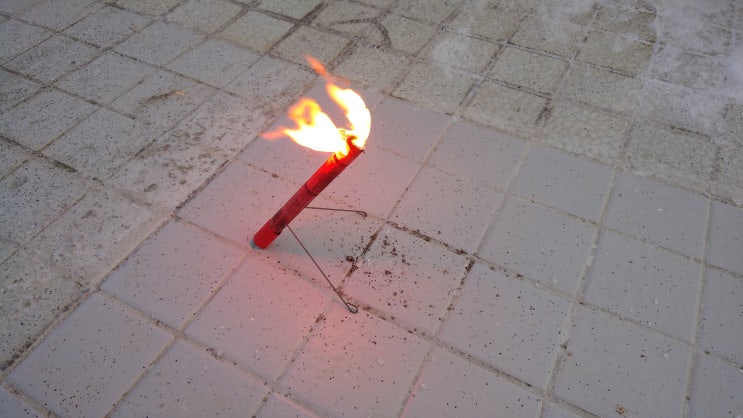  (불꽃신호기) 불꽃신호기 사용방법