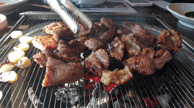  [육미옥]고색동맛집 산업단지 근처 점심 특선 갈비 정식! 갈비+냉면 조합 채고시다!