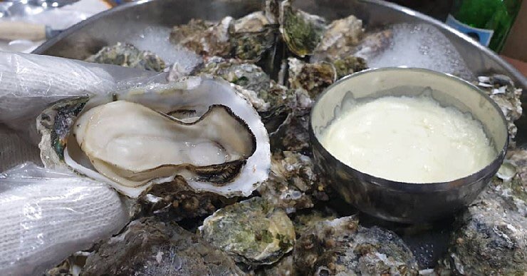  광양 사계절 굴찜 굴전 굴보쌈 맛집 발섬길