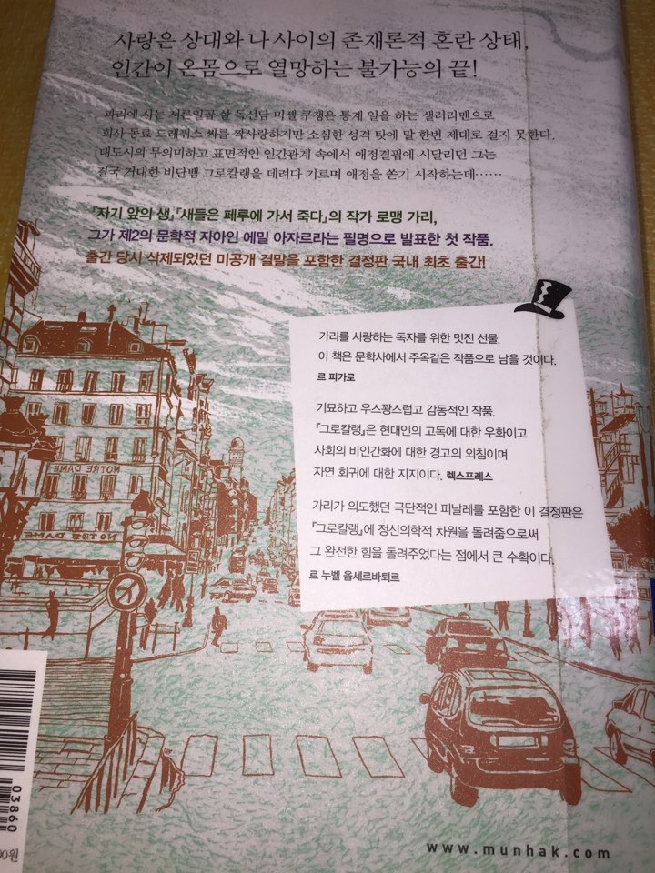  그로 칼랭(gros câlin)_에밀 아자르_문학동네