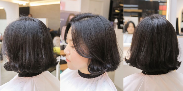  [샵꽁뜨] 단발펌 단발컷_머리잘하는 홍대 미용실 연남동미용실, 헤어샵 1인 미용실 / 나에게 잘 어울리는 헤어스타일을 찾아주는 샵꽁뜨 하림 디자이너 추천 !