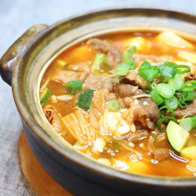  [순두부찌개 끓이는법]차돌박이로 감칠맛 더한 레시피
