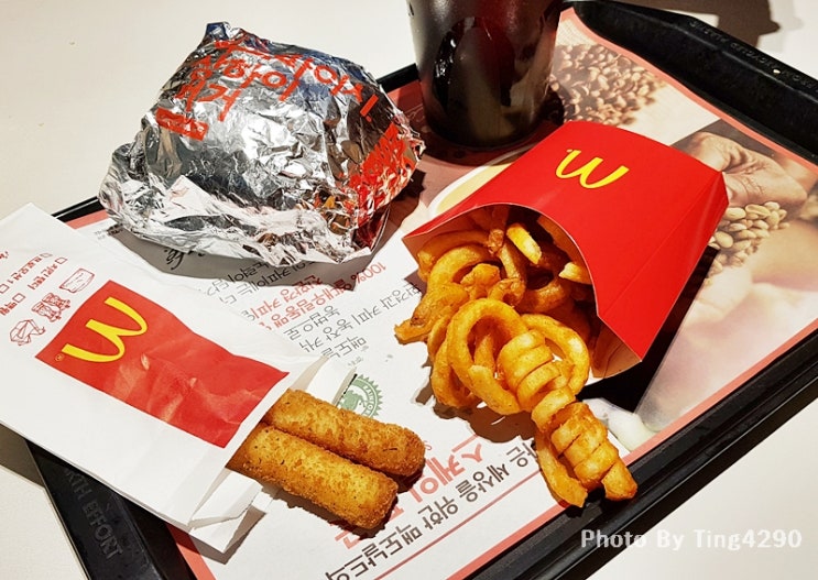  맥도날드 행운버거 맥올데이 사이드 변경 가격