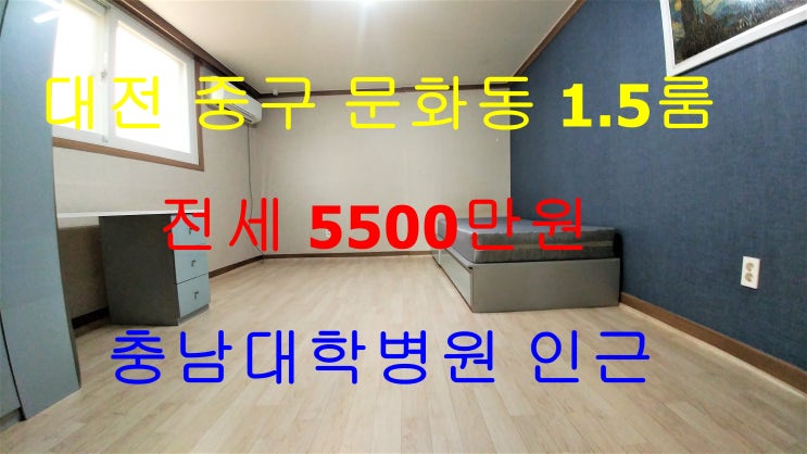  문화동1.5룸전세/문화동원룸전세/충대병원원룸전세/충대병원1.5룸전세
